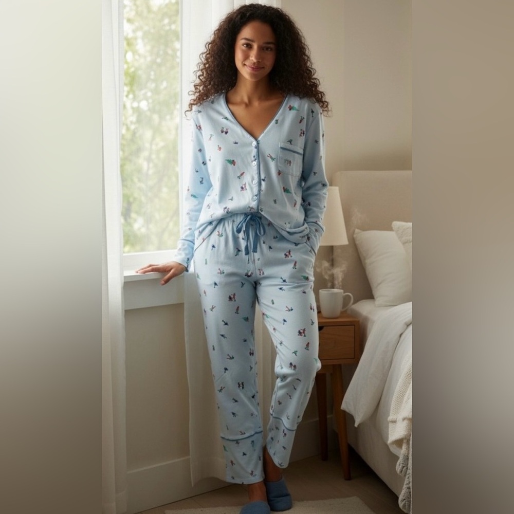 Summersalt Women’s Family Matching Pajamas in Snow Day - Size XL - Full Set